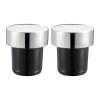 Bouchons à vin Valli,Lot de 2, 3 cm, Chrome