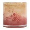 Bougeoir Calore XS Ø10 cm, Rose-beige-bordeaux