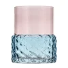 Bougeoir chauffe-plat Styles Ø7,7x10 cm, Bleu-rose