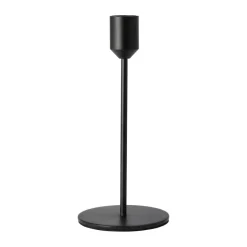 Bougeoir Glare 18 cm, Noir