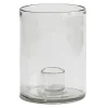 Bougeoir Luna Ø14 cm, Transparent