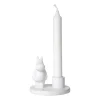 Bougeoir Moomin en céramique, Blanc