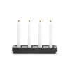 Bougeoir Stumpastaken noir, long