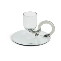 Bougeoir Tiny curved, Grey
