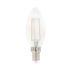Bougie à filament LED Airam - ampoule C35, Clair, dimmable e14, 3w