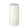 Bougie bloc LED Bright Melt 17,5 cm, Blanc