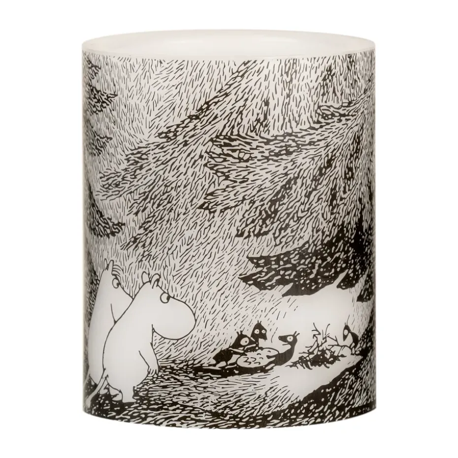 Bougie bloc LED Moomin 12,5 cm, Under the trees