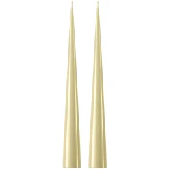 Bougie cônique ester & erik 37 cm Lot de 2 lacquées, Buttermilk 17-0