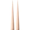 Bougie cônique ester & erik 37 cm Lot de 2 mat, Ice latte 11
