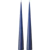 Bougie cônique ester & erik 37 cm Lot de 2 mat, Royal navy 28