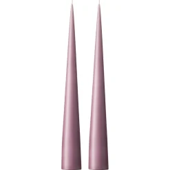 Bougie cônique ester & erik 37 cm Lot de 2 mat, Muted mauve 42
