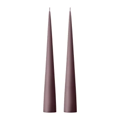 Bougie cônique ester & erik 37 cm Lot de 2 mat, Caviar 77