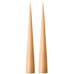 Bougie cônique ester & erik 37 cm Lot de 2 mat, Melon sorbet 19