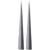 Bougie cônique ester & erik 37 cm Lot de 2 mat, Dark slate 74