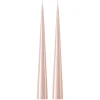 Bougie cônique ester & erik 37 cm Lot de 2 lacquées, Rosewater 51-0