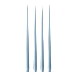 Bougie ester & erik Lot de 4 laquée, Dusty blue 83, 42 cm
