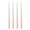 Bougie ester & erik Lot de 4 laquée, Rosewater 51-0, 32 cm