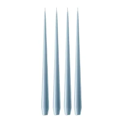 Bougie ester & erik Lot de 4 laquée, Dusty blue 83, 32 cm