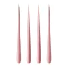 Bougie ester & erik Lot de 4 laquée, old rose, 32 cm