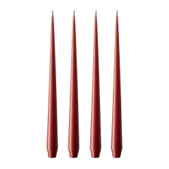 Bougie ester & erik Lot de 4 mat, aged rust, 32 cm