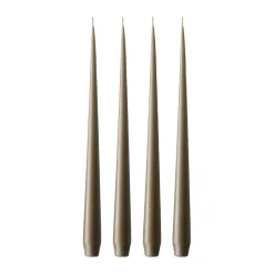 Bougie ester & erik Lot de 4 mat, Caviar 77, 32 cm
