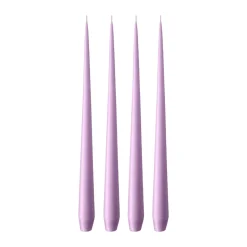Bougie ester & erik Lot de 4 mat, Crocus delight 07, 42 cm