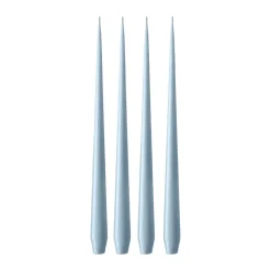 Bougie ester & erik Lot de 4 mat, Dusty blue 83, 32 cm