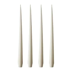 Bougie ester & erik Lot de 4 mat, ivory, 32 cm