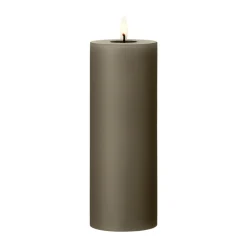 Bougie LED bloc Ester & Erik, 77 Caviar, 20cm