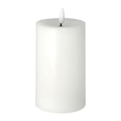 Bougie Melt bloc LED Bright 15 cm, Blanc