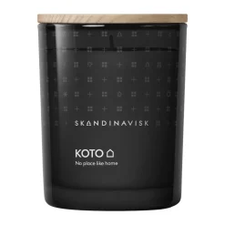 Bougie parfumée avec couvercle Koto, 200 g