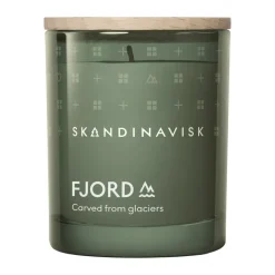 Bougie parfumée avec couvercle Fjord, 65 g