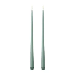 Bougies LED ester & erik lot de 2, 67 Jade stone, 40cm