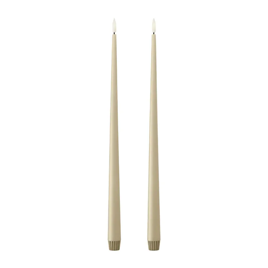 Bougies LED ester & erik lot de 2, 14 Pale ginger, 40cm
