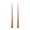 Bougies LED ester & erik lot de 2, 20 Rosy caramel , 30 cm