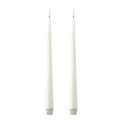 Bougies LED ester & erik lot de 2, 10 Silky , 30 cm