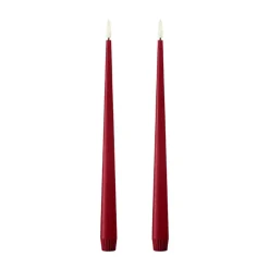 Bougies LED ester & erik lot de 2, 36 Winter Berry , 30 cm