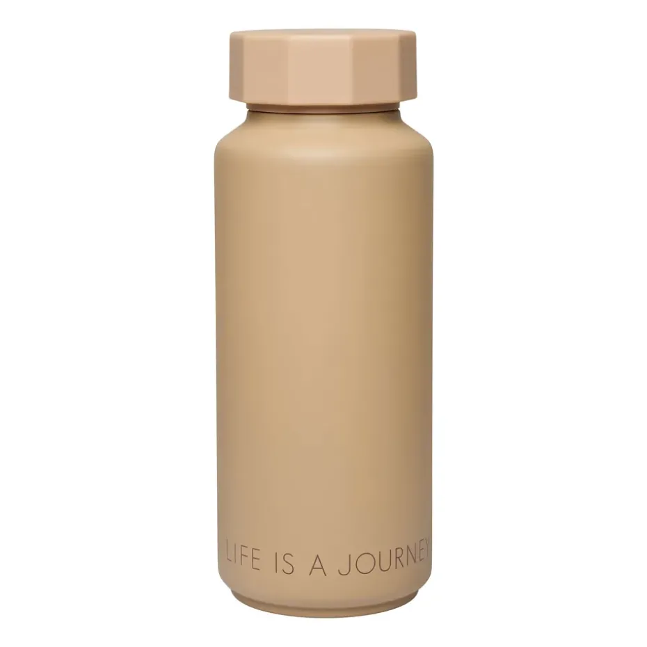 Bouteille isotherme Design Letters édition speciale, Beige