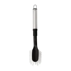 Brosse à vaisselle avec tête remplaçable Heirol, Noir-acier inoxydable