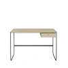 Bureau Tati, chêne teinté blanc p2 tiroir - storm grey