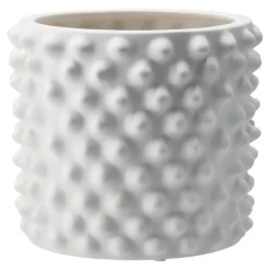 Cache-pot blanc mat Cloudy, petit