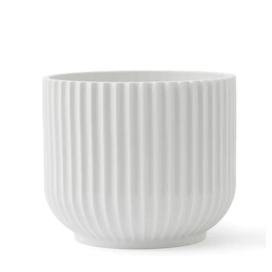 Cache-pot Lyngby blanc, Ø14,5 cm