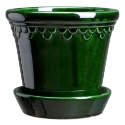 Cache-pot émaillé Københavner Ø18 cm, Vert