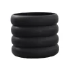 Cache-pot Mud noir, Moyen, Ø 14 cm