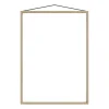 Cadre en chêne Moebe 50x70 cm, Transparent, Bois, Noir