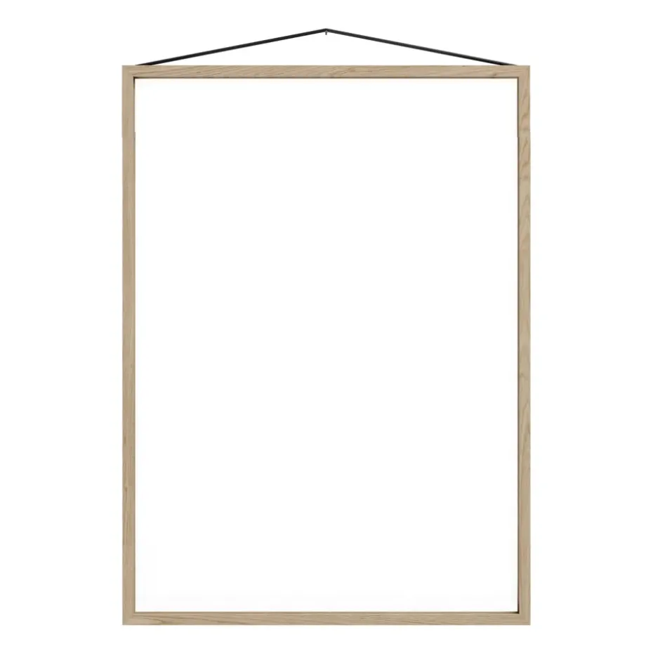 Cadre en chêne Moebe 50x70 cm, Transparent, Bois, Noir