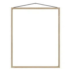 Cadre en chêne Moebe 40x50 cm, Transparent, Bois, Noir