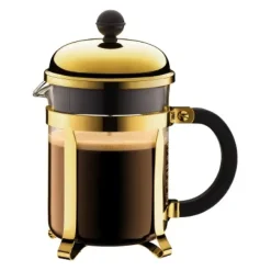 Cafetière à piston dorée Chambord, 4 tasses