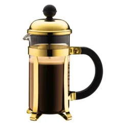Cafetière à piston dorée Chambord, 3 tasses