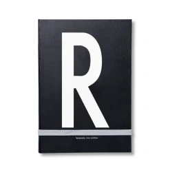 Carnet de note Design Letters, R